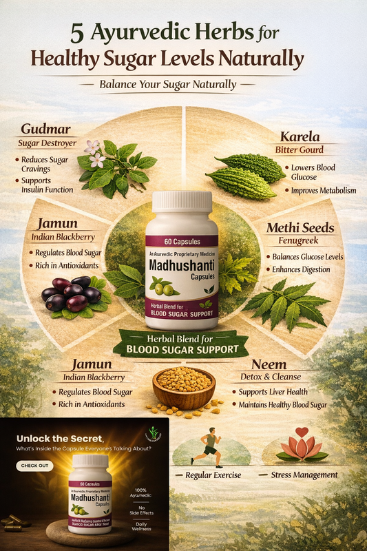 5 Ayurvedic Herbs That Help Support Healthy Sugar Levels Naturally