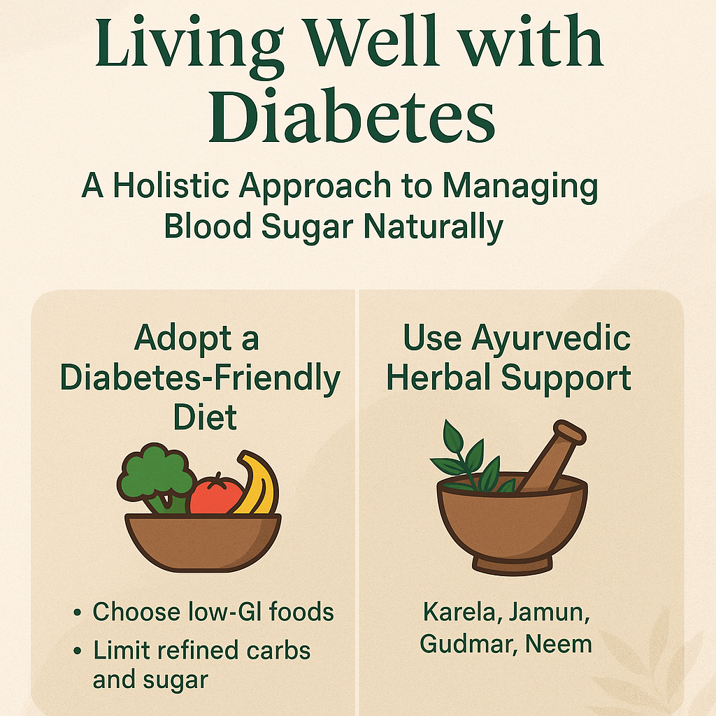 🌿 Living Well with Diabetes: A Holistic Approach to Managing Blood Sugar Naturally