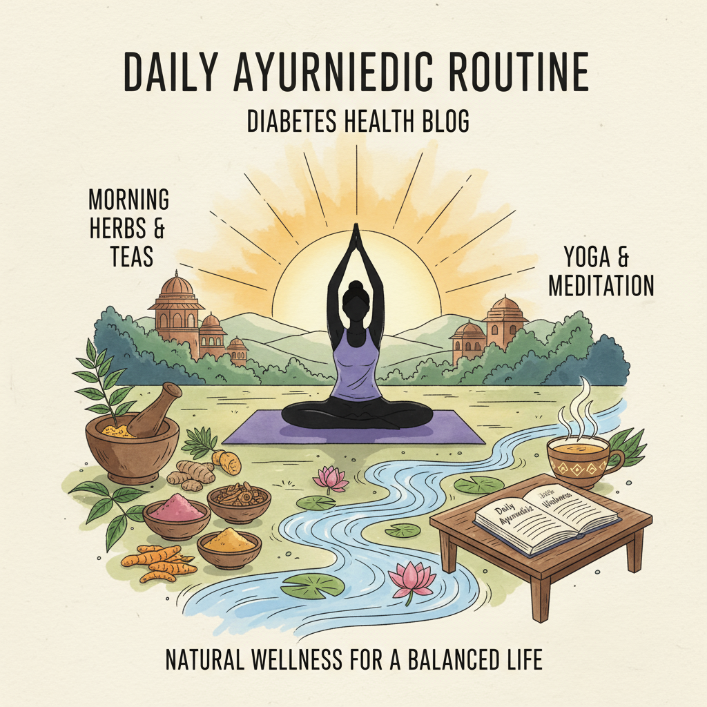 Daily ayurvedic routine for better diabetic health